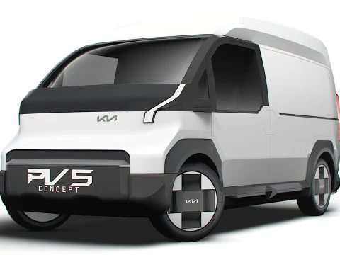 Kia PV5 High Roof Van 2025 3D Model