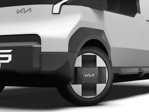 Kia PV5 High Roof Van 2025 3D Model