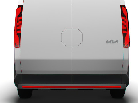 Kia PV5 High Roof Van 2025 3D Model