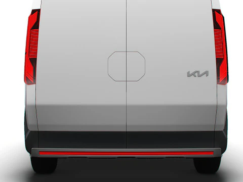 Kia PV5 High Roof Van 2025 3D Model