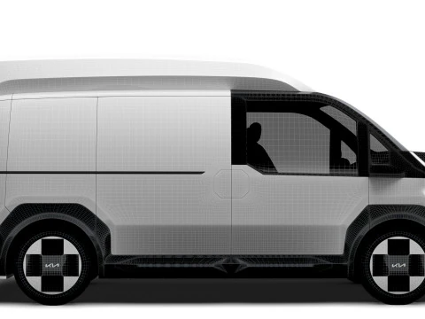 Kia PV5 High Roof Van 2025 3D Model
