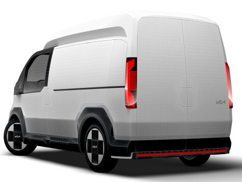 Kia PV5 High Roof Van 2025 3D Model