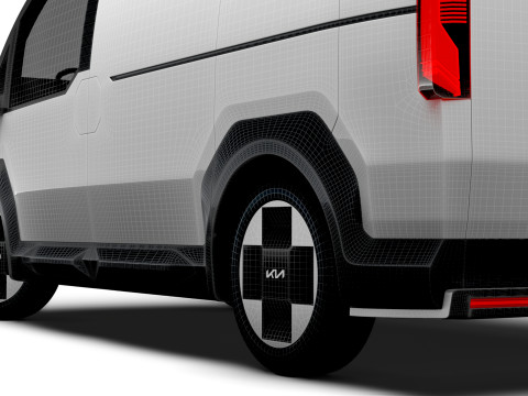 Kia PV5 High Roof Van 2025 3D Model