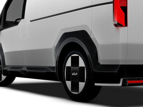 Kia PV5 High Roof Van 2025 3D Model