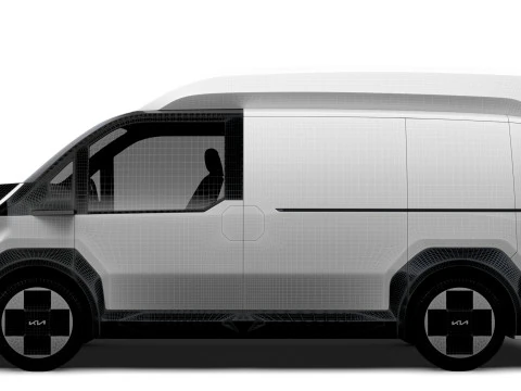 Kia PV5 High Roof Van 2025 3D Model