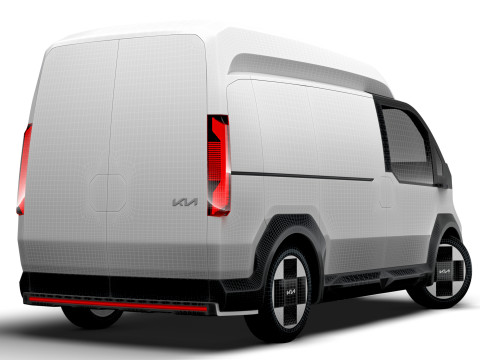 Kia PV5 High Roof Van 2025 3D Model