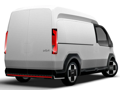Kia PV5 High Roof Van 2025 3D Model