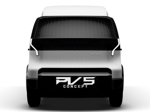 Kia PV5 High Roof Van 2025 3D Model