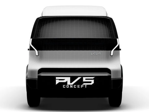 Kia PV5 High Roof Van 2025 3D Model