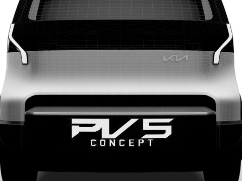 Kia PV5 High Roof Van 2025 3D Model