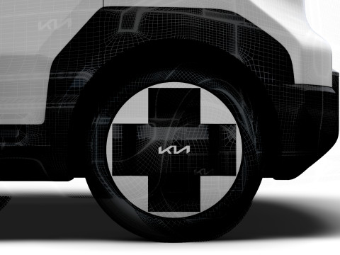 Kia PV5 High Roof Van 2025 3D Model