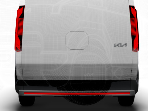 Kia PV5 High Roof Van 2025 3D Model
