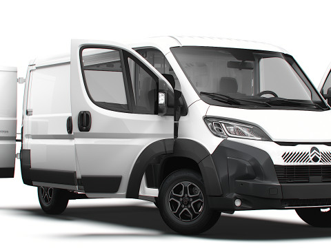 Citroen e Jumper Van L2H1 HQ Interior 2025 3Dモデル