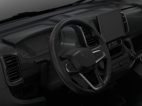 Citroen e Jumper Van L2H1 HQ Interior 2025 3Dモデル
