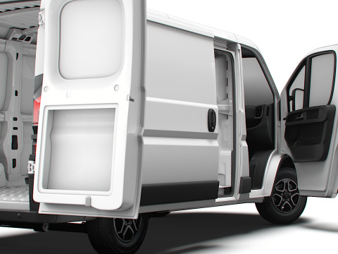 Citroen e Jumper Van L2H1 HQ Interior 2025 3Dモデル