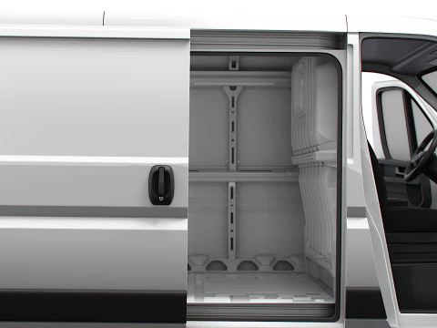Fiat e Ducato Van L2H1 HQ Interior 2025 3D Model