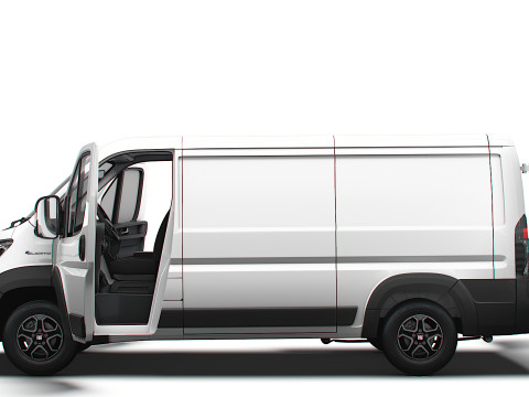 Fiat e Ducato Van L2H1 HQ Interior 2025 Model 3D