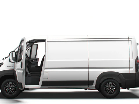 Fiat e Ducato Van L2H1 HQ Interior 2025 3D Model