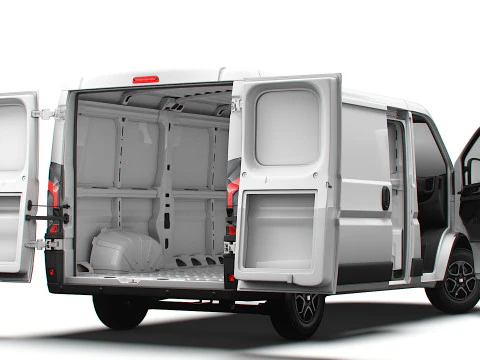 Fiat e Ducato Van L2H1 HQ Interior 2025 3D Model