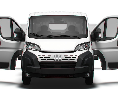 Fiat e Ducato Van L2H1 HQ Interior 2025 Model 3D