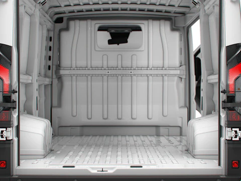 Fiat e Ducato Van L2H1 HQ Interior 2025 3D Model