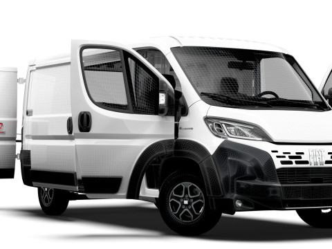 Fiat e Ducato Van L2H1 HQ Interior 2025 Model 3D
