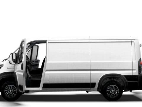 Fiat e Ducato Van L2H1 HQ Interior 2025 3D Model