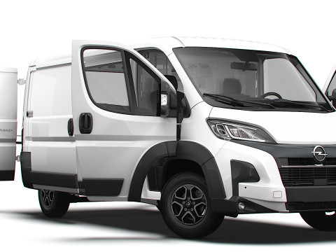 Opel Movano e Van L2H1 HQ Interior 2025 3D Модель
