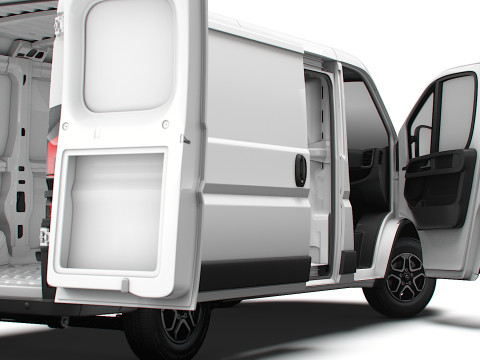 Opel Movano e Van L2H1 HQ Interior 2025 3D Model