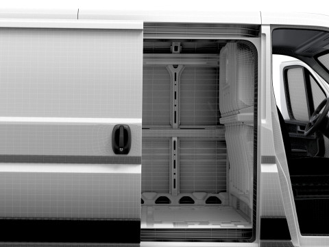 Opel Movano e Van L2H1 HQ Interior 2025 3D Model