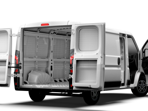 Opel Movano e Van L2H1 HQ Interior 2025 3D Model