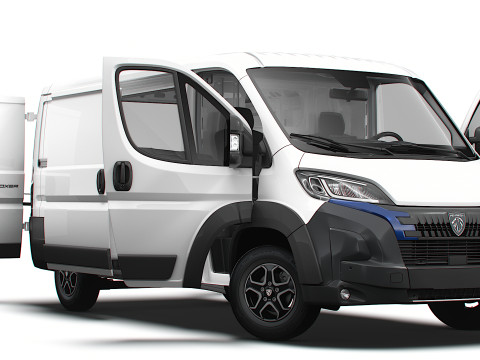 Peugeot e Boxer Van L2H1 HQ Interior 2025 3D मॉडल