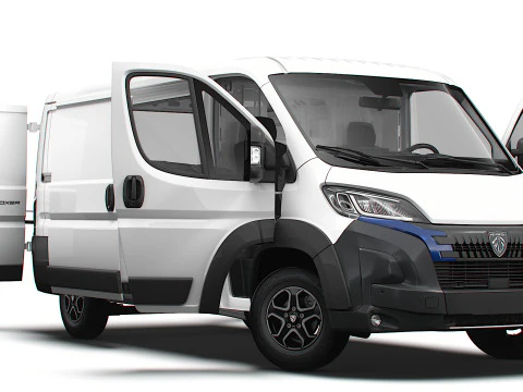 Peugeot e Boxer Van L2H1 HQ Interieur 2025 3D Modell