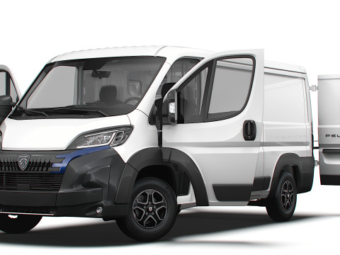 Peugeot e Boxer Van L2H1 HQ Interior 2025 Modèle 3D