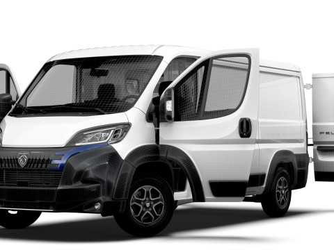 Peugeot e Boxer Van L2H1 HQ Interior 2025 Modèle 3D