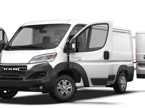 RAM Promaster e Van L2H1 HQ Interior 2025 Model 3D