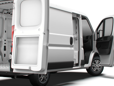 RAM Promaster e Van L2H1 HQ Interior 2025 Model 3D