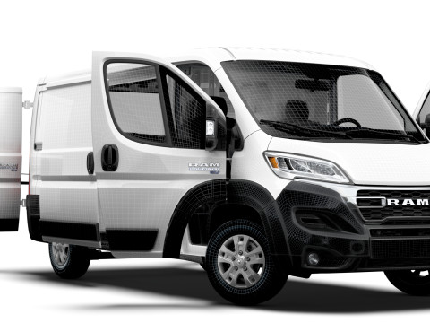RAM Promaster e Van L2H1 HQ Interior 2025 Model 3D
