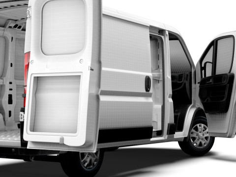 RAM Promaster e Van L2H1 HQ Interior 2025 Model 3D