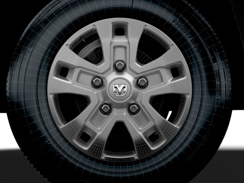 RAM Promaster e Van L2H1 HQ Interior 2025 Model 3D