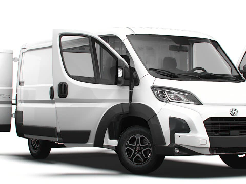 Interior Toyota ProAce E Max Van L2H1 HQ 2025 Model 3D