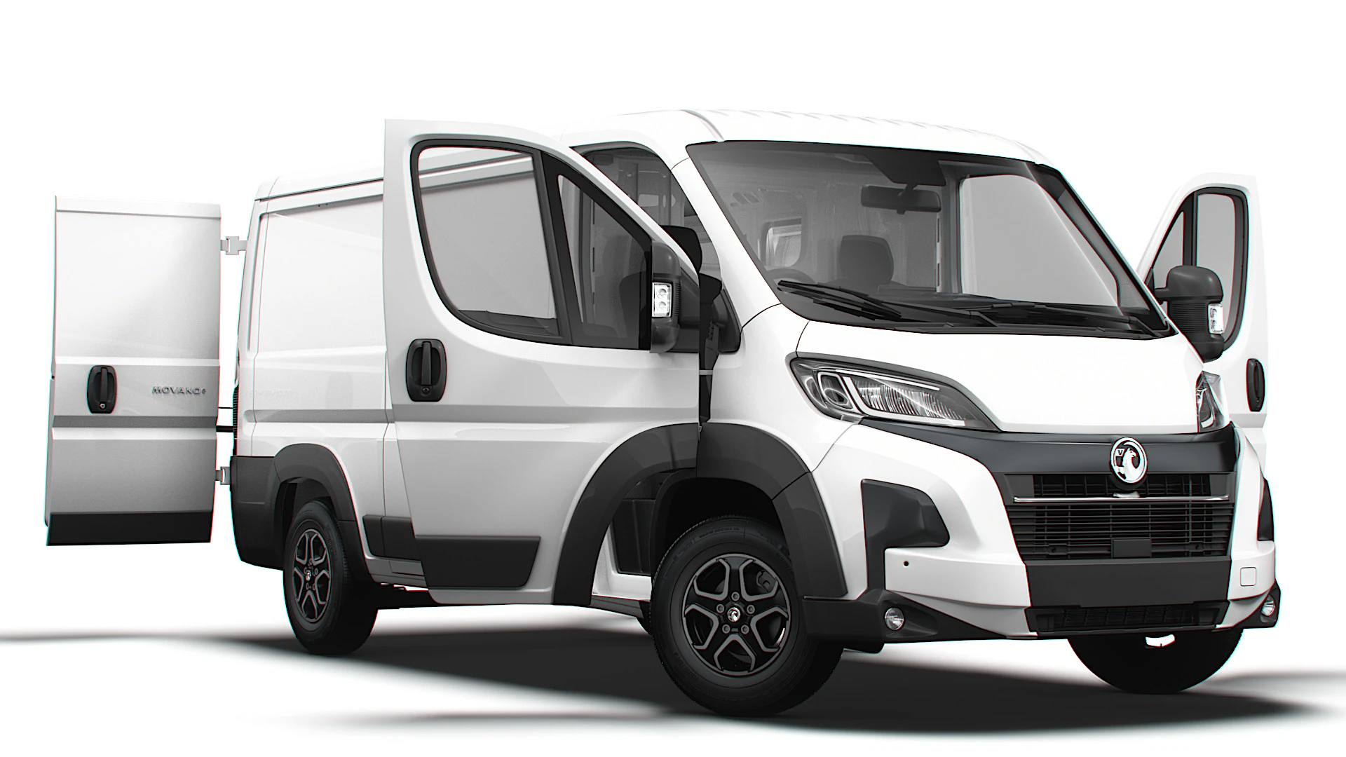 Vauxhall Movano e Van L2H1 HQ Interior 2025 3D Model .c4d .max .obj .3ds .fbx .stl .blend