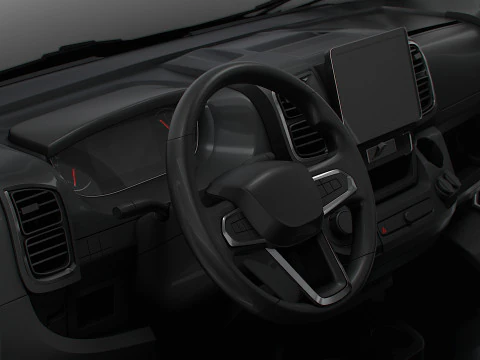 Vauxhall Movano e Van L2H1 HQ Interior 2025 3D Model