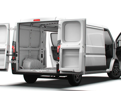 Vauxhall Movano e Van L2H1 HQ Interior 2025 3D Model