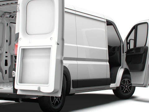 Vauxhall Movano e Van L2H1 HQ Interior 2025 3D Model
