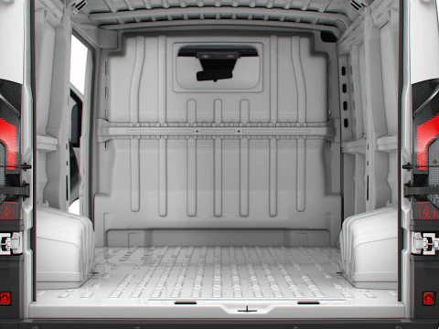 Vauxhall Movano e Van L2H1 HQ Interior 2025 3D Model
