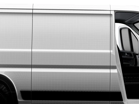 Vauxhall Movano e Van L2H1 HQ Interior 2025 3D Model