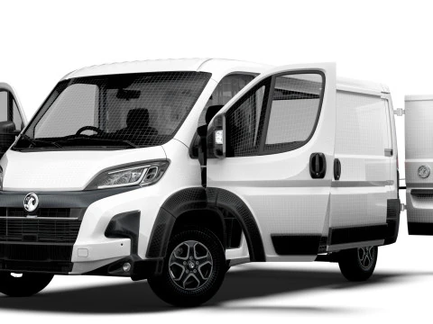 Vauxhall Movano e Van L2H1 HQ Interior 2025 3D Model