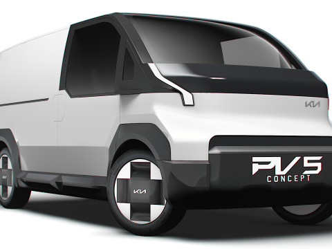 Kia PV5 Van 2025 3D मॉडल