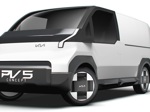 Kia PV5 Van 2025 3D Model
